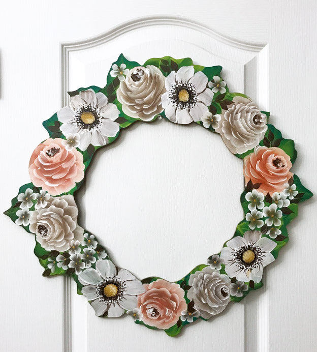 Wood Floral Wreath Downloadable Video Lesson