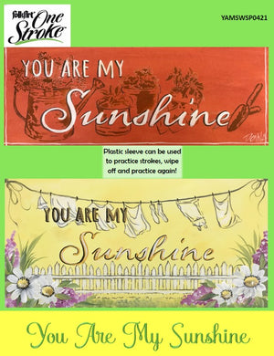 You Are My Sunshine Stencils Worksheet Packet