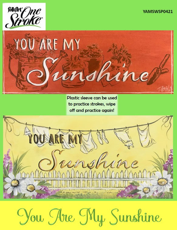 You Are My Sunshine Stencils Worksheet Packet