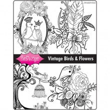 Vintage Birds & Flowers Project Packet PenDezign