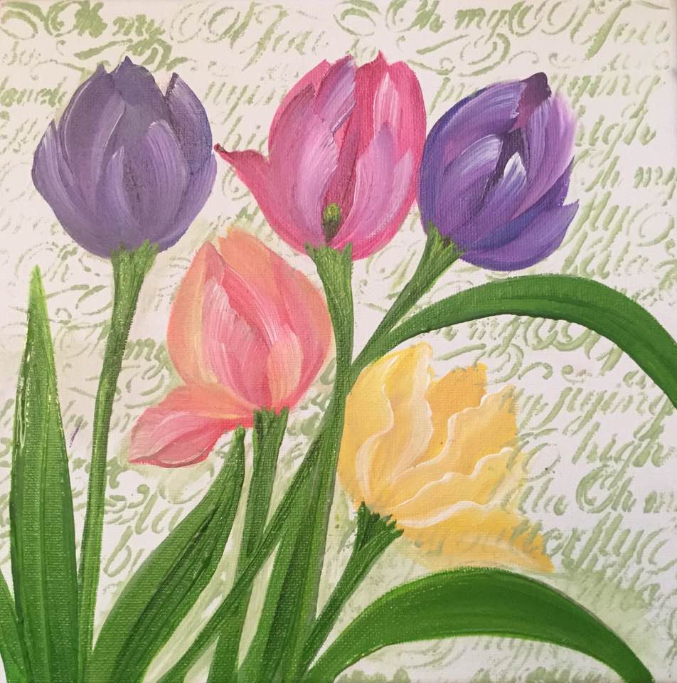 wOil Tulips Downloadable Video Lesson